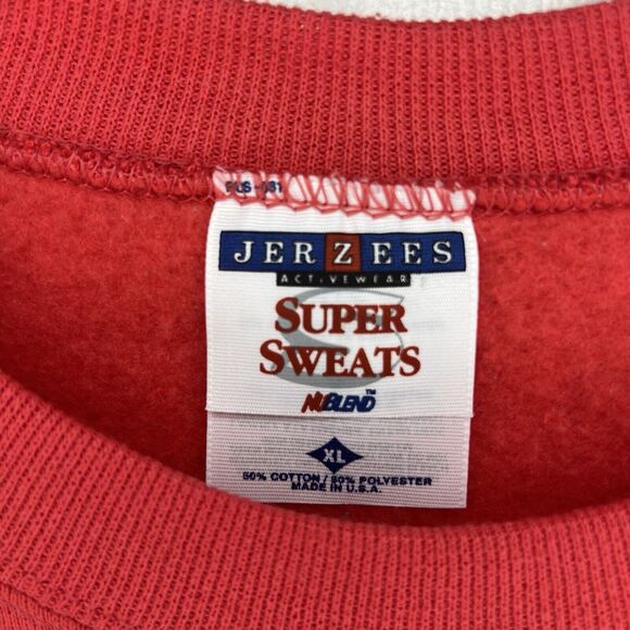 Jerzees Sweater XL Vintage Florida Spellout Embroidered State Location Crewneck - Picture 3 of 7